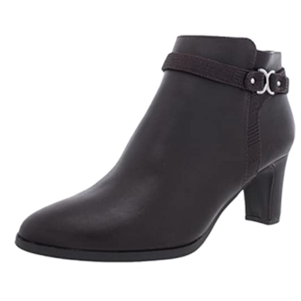 Charter Club faux leather booties women’s size 8.5.